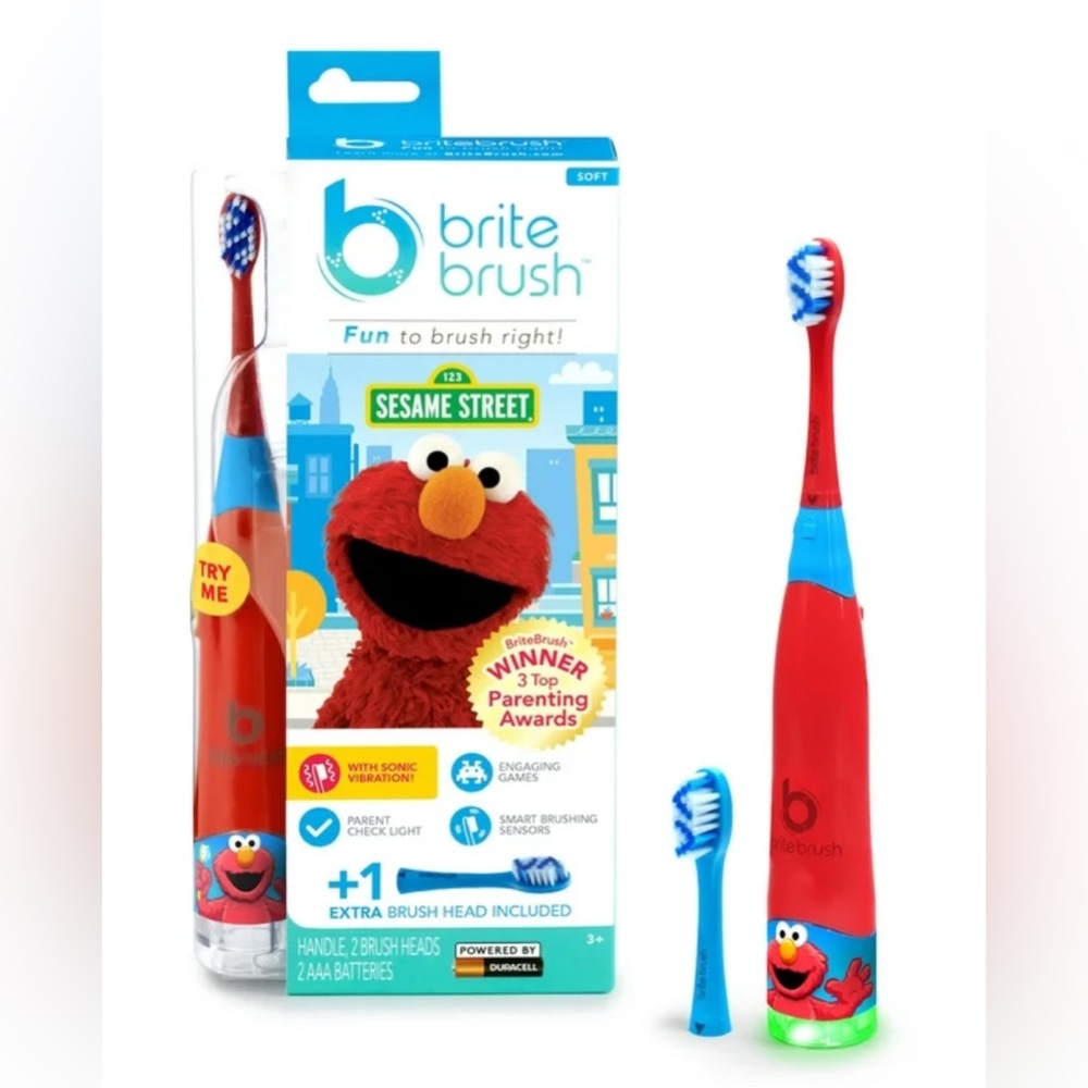 BriteBrush Elmo Kids Electric Toothbrush - Picture 3 of 4